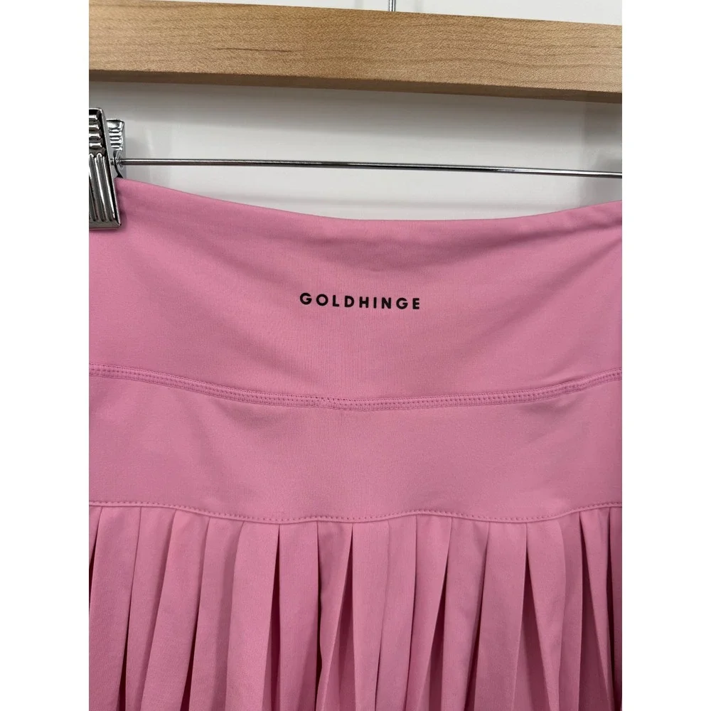 Goldhinge Pleated Skort Women Size Small Pink Athletic Tennis Golf Activewear